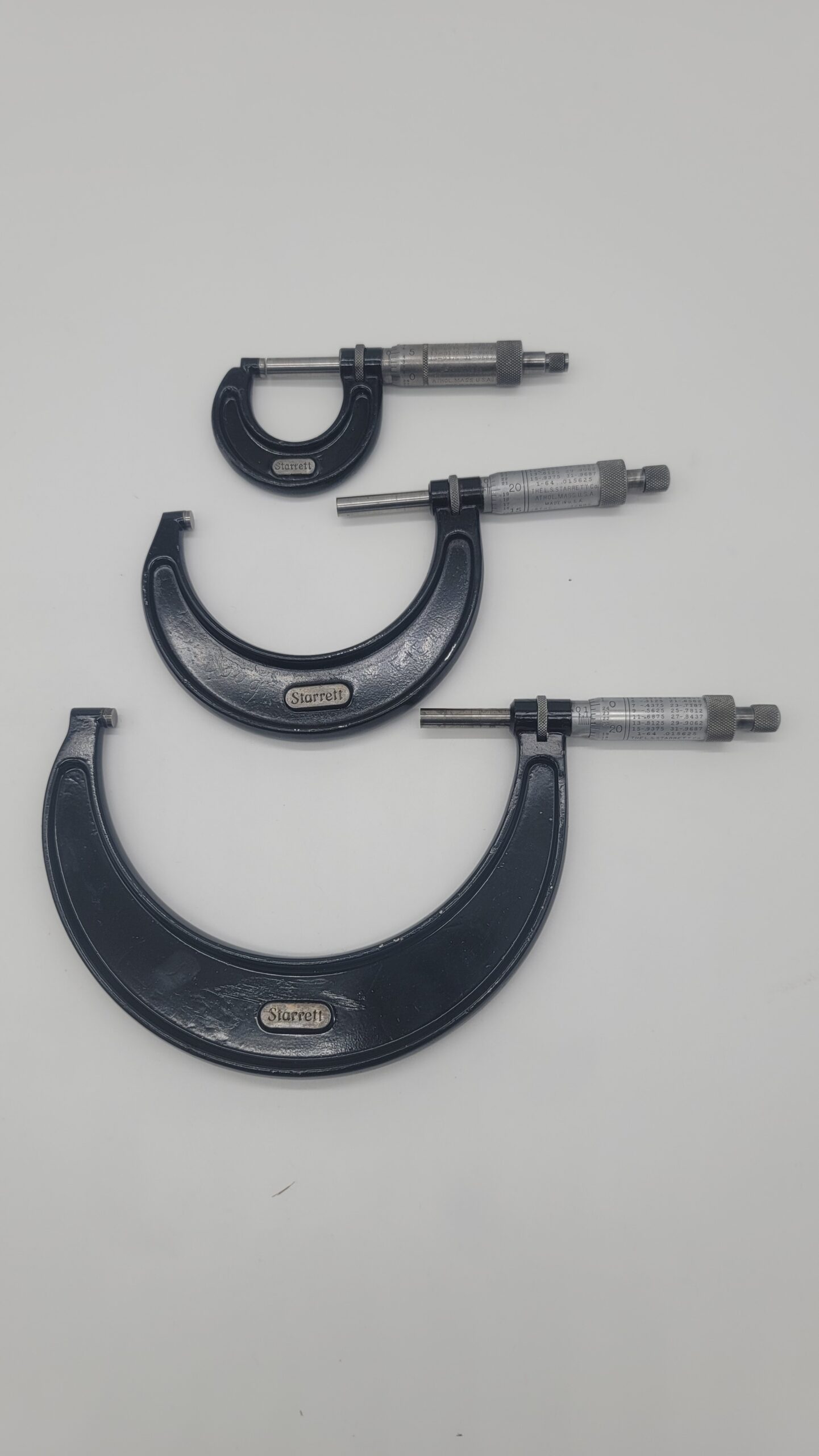 STARRETT 3 PCE OUTSIDE